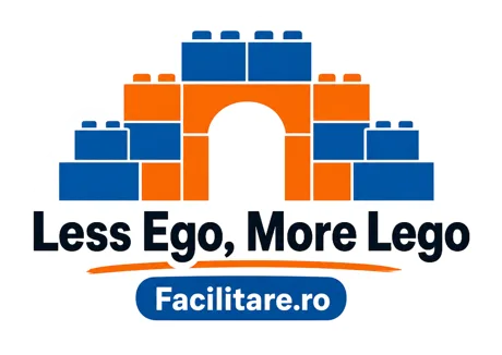 Sticker: Less ego, more Lego